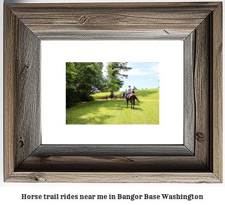 horse trail rides near me in Bangor Base, Washington